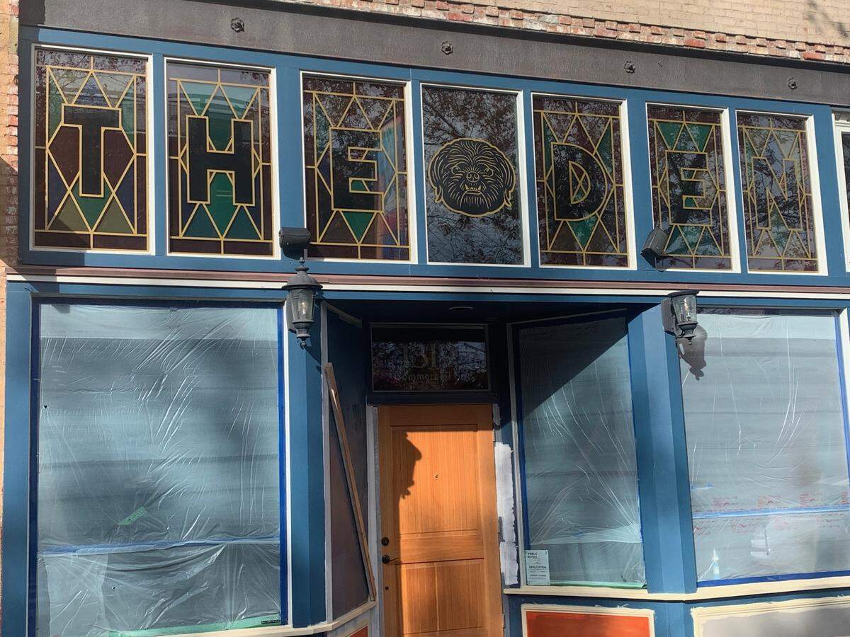 The finishing touches were still being made in late October 2025 on Bellingham’s newest downtown bar, The Den, at 1319 Commercial St.