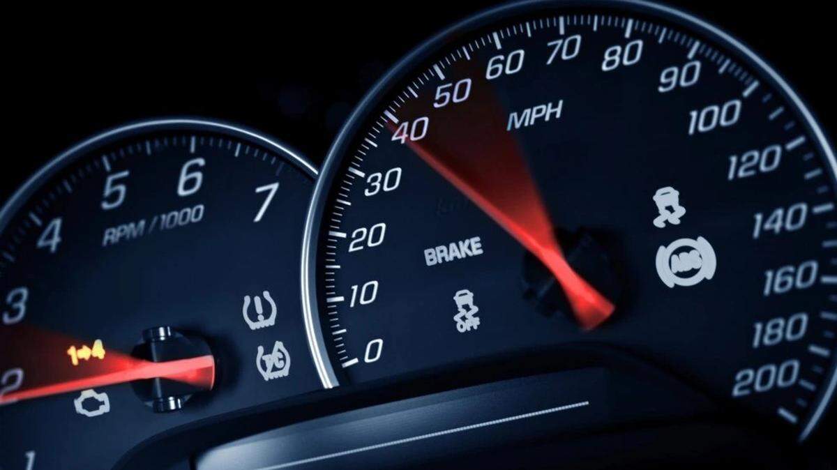 Vehicle speedometer