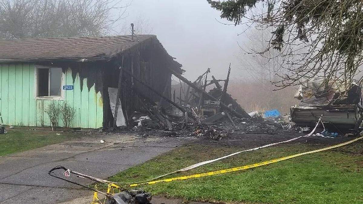 Mathew Hewett’s home at 2925 Kinley Way was destroyed by fire March 19, 2024.