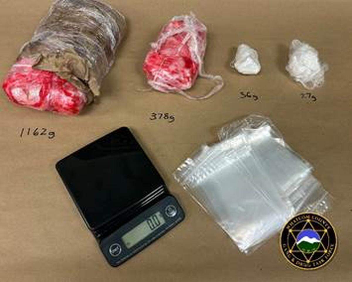 Items seized during a search of a property in the 4900 block of Guide Meridian on Sept. 25, 2024.