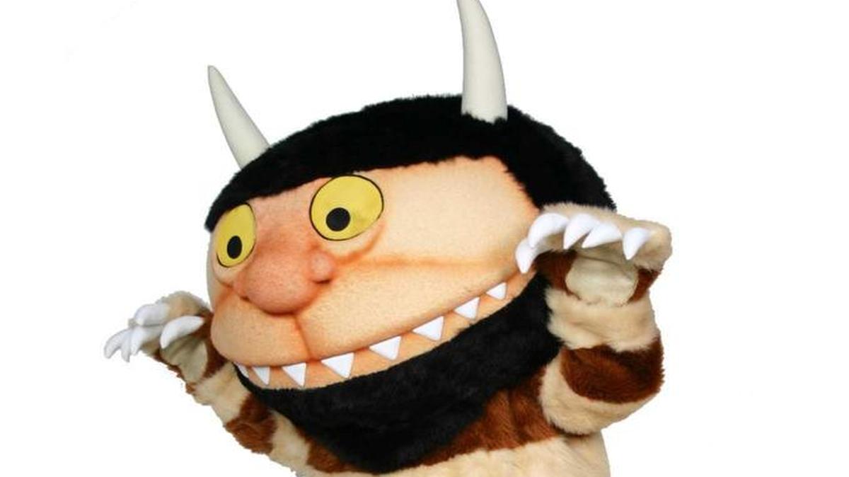 Wild Thing, a character from the beloved children’s book “Where the Wild Things Are,” visits Village Books in Fairhaven and Lynden as part of Children’s Book Week.