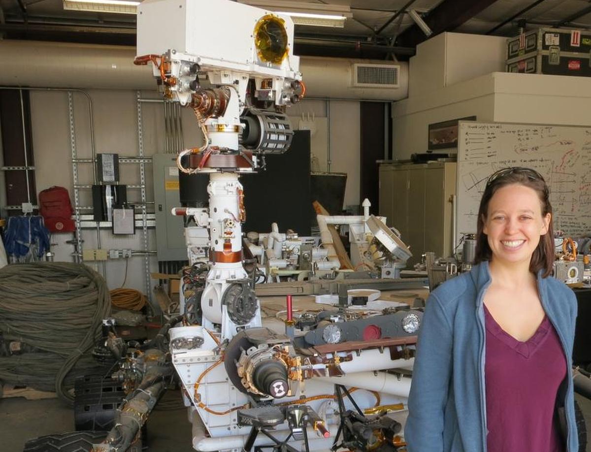 Western Washington University assistant professor Melissa Rice, pictured here in 2012 at NASA’s Jet Propulsion Laboratory in Pasadena, California.