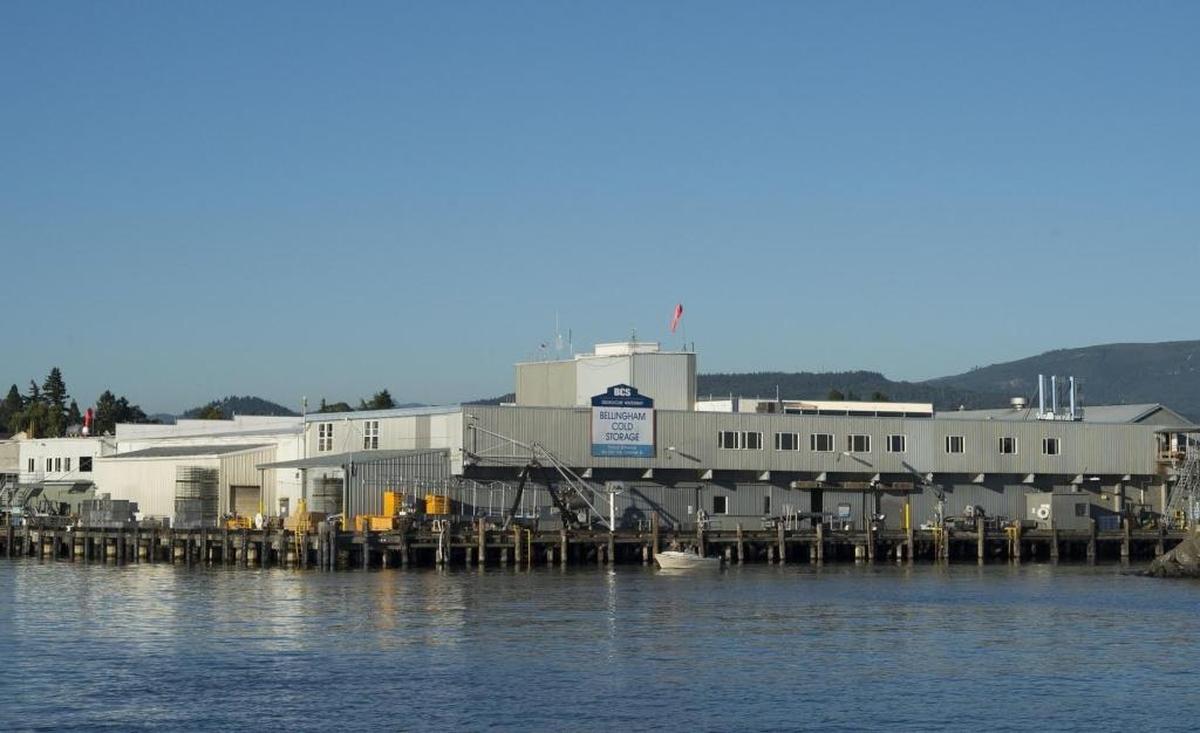 Bellingham Cold Storage sits on the Bellingham waterfront off Roeder Avenue. More than 100 workers there went on strike Thursday, July 1, protesting what they say is the company’s unwillingness to negotiate on a new contract.