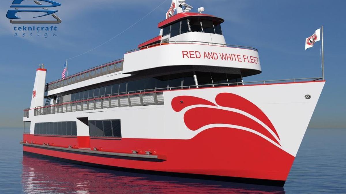 A rendering of the Enhyrda, which will be built by Bellingham manufacturer All American Marine. It is expected to be finished in the spring 2018.