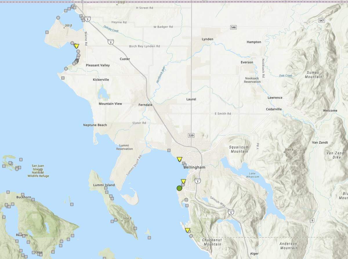 Swimming advisories are in effect at four Whatcom County beaches as of June 7, 2024, due to high levels of bacteria detected in the water.