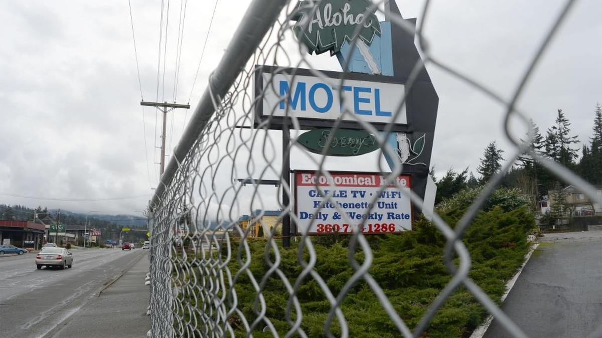 The former site of the Aloha Motel on Samish Way in Bellingham, Wednesday, Jan 13, 2016.