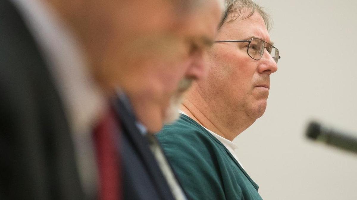 Timothy Forrest Bass pleads not guilty at his arraignment on Dec. 22, 2017 in Bellingham. He is accused in the 1989 abduction, rape and murder of 18-year-old Amanda “Mandy” Stavik of the Acme area in Whatcom County.