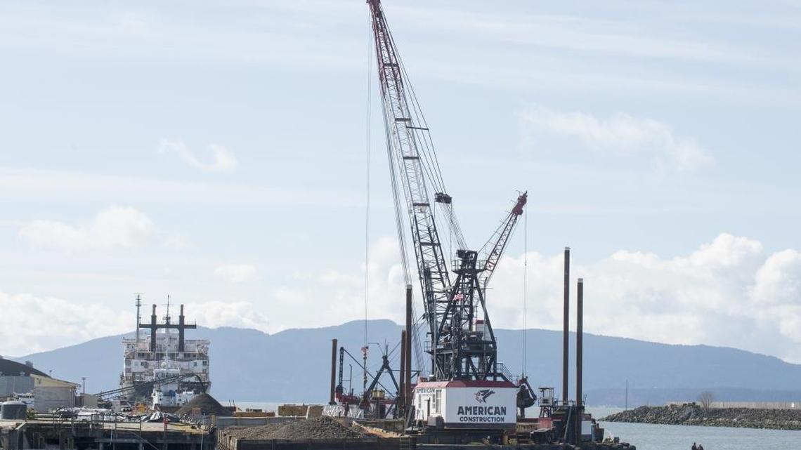 The Bellingham Shipping Terminal is pictured on Wednesday, March 16, 2016 in Bellingham. The Port of Bellingham signed a lease with a company that will ship timber out of the terminal to Asia.