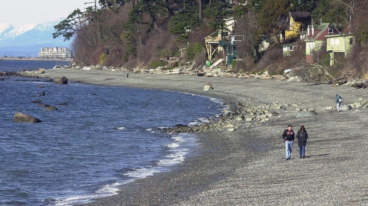 Scenic views of islands and long beaches are among the features that lure Canadians and Americans alike to the community of Point Roberts.