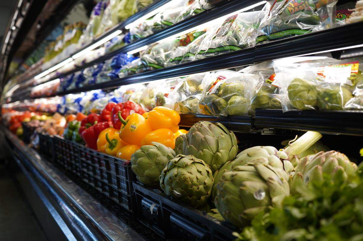 Fresh produce is available at the Salvation Army Food Bank location at 1515 Birchwood Avenue in Bellingham, Wash.