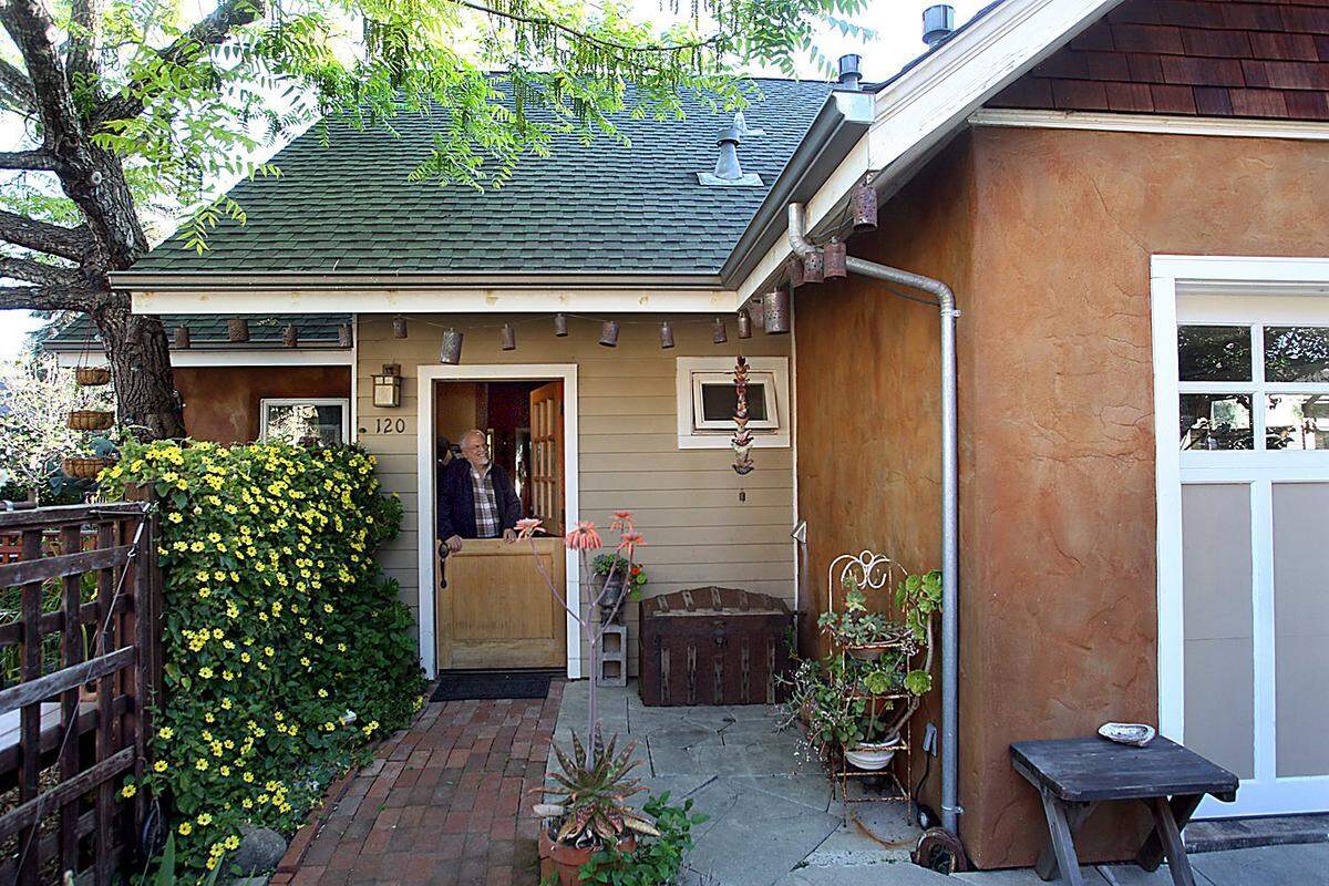 David Foster shows the accessory dwelling unit behind his home  April 2015 in Santa Cruz, California, where 200 to 300 such units have been built in the past 15 years. Recent statewide California regulations have eased regulations regarding their construction.