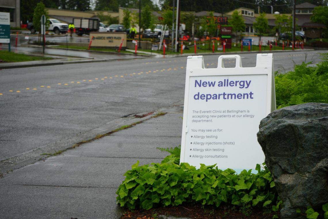 The Everett Clinic is rebranding after a name change to Optum Care Washington. The healthcare clinic is located at 3130 Ellis Street in Bellingham, Wash. A sign outside the clinic says it is now accepting new patients for its allergy department.