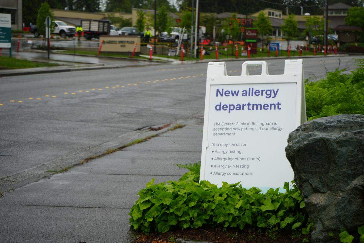 The Everett Clinic is rebranding after a name change to Optum Care Washington. The healthcare clinic is located at 3130 Ellis Street in Bellingham, Wash. A sign outside the clinic says it is now accepting new patients for its allergy department.