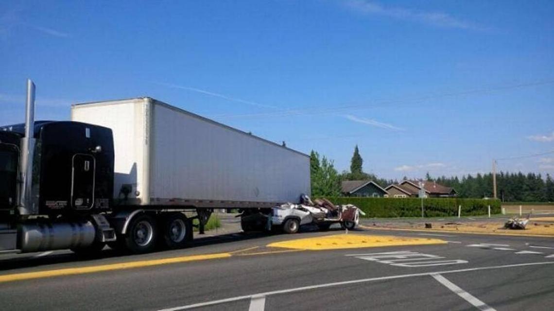 A Ferndale man died following a crash in the roundabout at Northwood and East Badger roads northeast of Lynden in May.
