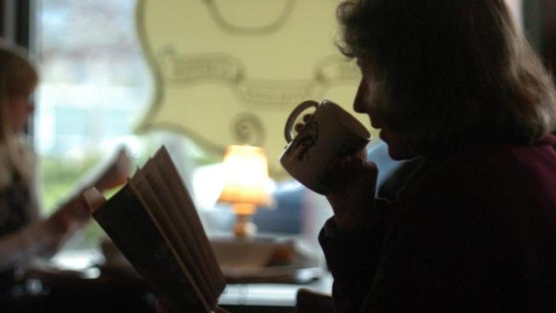 A customer a non-fat decaf latte at Caffe Adagio in this file photo. Caffe Adagio is one of more than 50 area restaurants, diners, food trucks, fast-food joints and bakeries that earned top marks from the Whatcom County Health Department.