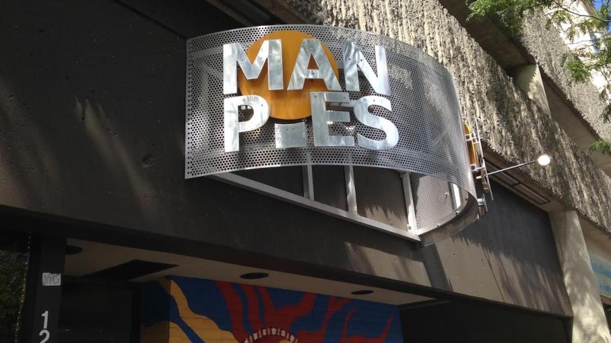 Man Pies at 1215 Railroad Ave. in Bellingham is up for sale.