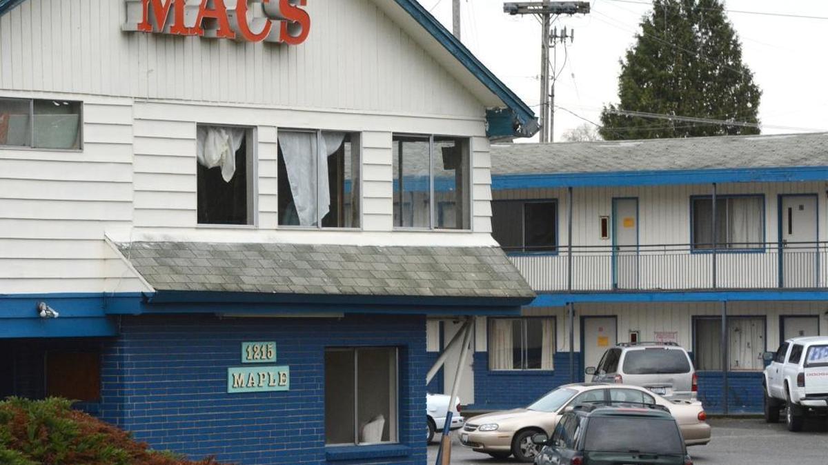 Macs Motel in Bellingham is shown Dec. 18, 2015. The state says it must stop operating as a motel; guests have been told to leave before Jan. 5.