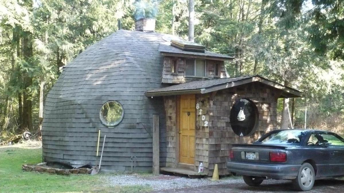 A couple was displaced when a fire gutted a geodesic dome Thursday, March 9, 2017, on Valley View Road in rural Whatcom County.