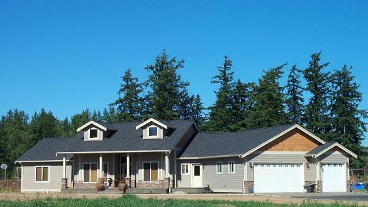 The house at 5323 E. 21st Drive, northeast of Bellingham, before a devastating fire.