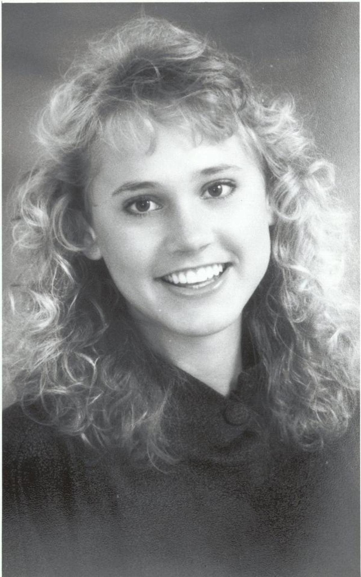 Amanda “Mandy” T. Stavik in her Mount Baker High School graduation photo. She was a freshman at Central Washington University when she was killed in November 1989 while home visiting family in Whatcom County.