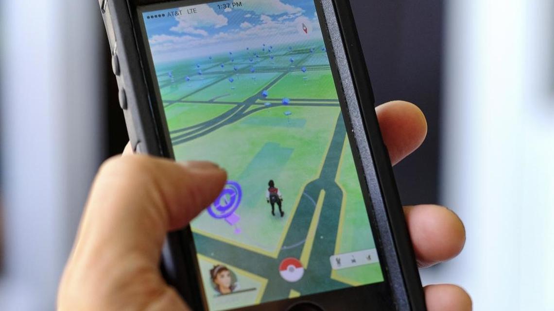 “Pokémon Go” uses players’ locations and landmarks, and superimposes the virtual characters so the players search for them in the real world.
