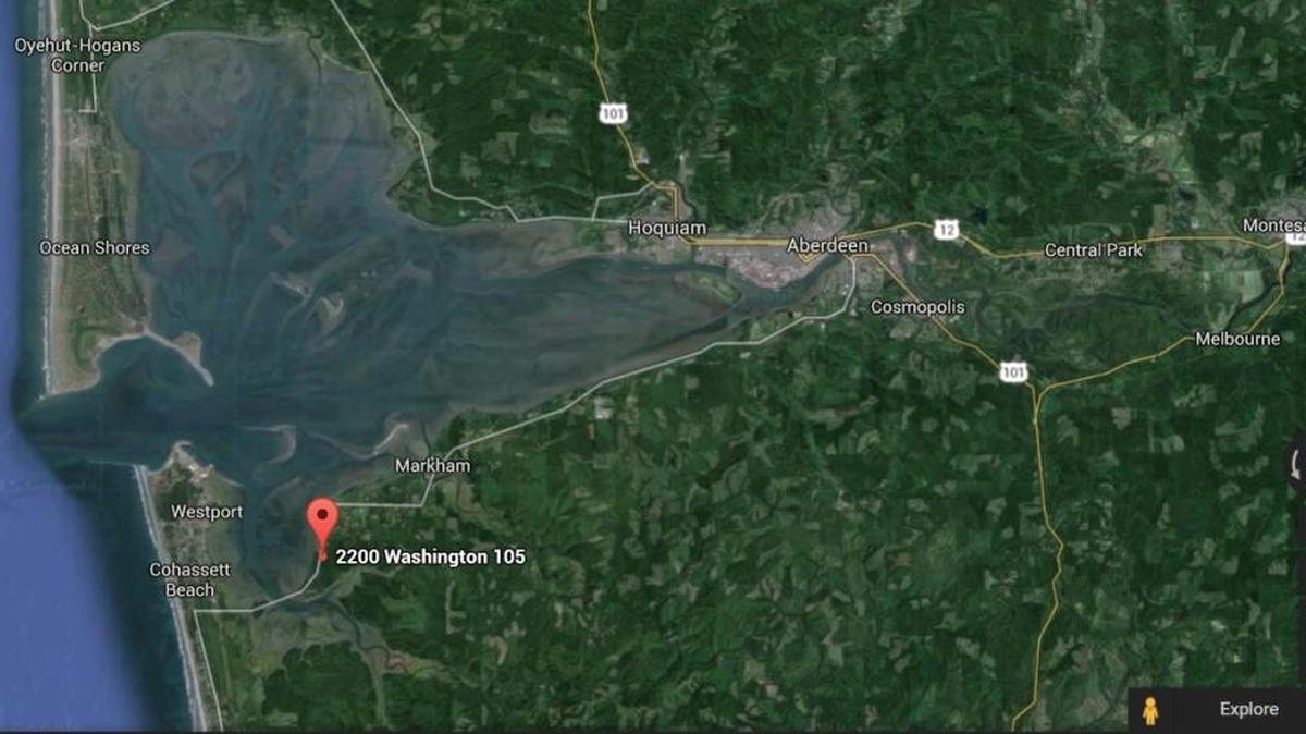 The approximate location of a crash that left a Bellingham man in critical condition Wednesday morning, Dec. 9.