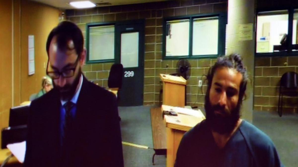 Juan Manuel Ortiz, 35, right, appears in Whatcom County Superior Court on Friday, June 2, 2017, alongside a deputy public defender, Richard Larson. Ortiz faces charges of starting a fire at a Bellingham home.