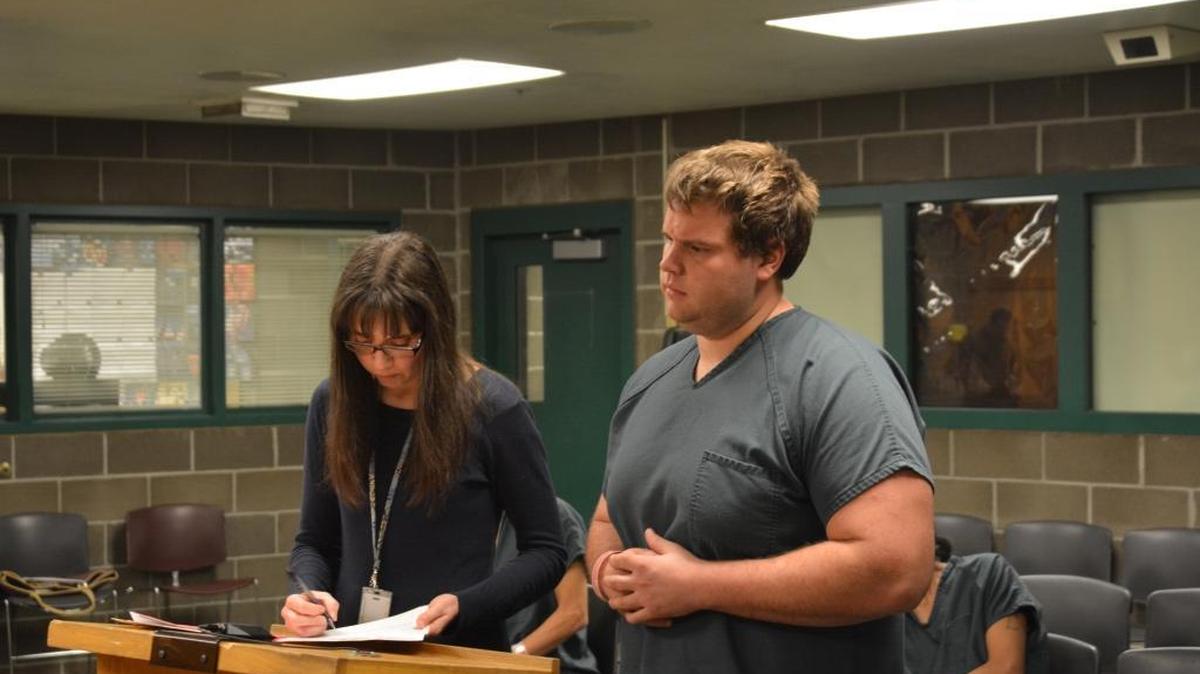 Andrey Sergeyvich Kirichko makes his first appearance in Whatcom County Superior Court Jan. 23, with Public Defender Angela Anderson. Kirichkov will serve four years in prison for a hit-and-run crash that killed cyclist Douglas O. Benton, 53, of Blaine.