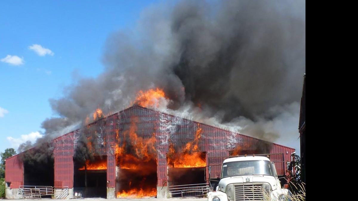 
A fire destroyed this barn and two others at 656 E. Pole Road, south of Lynden on Saturday, June 13. The cause remains under investigation.
