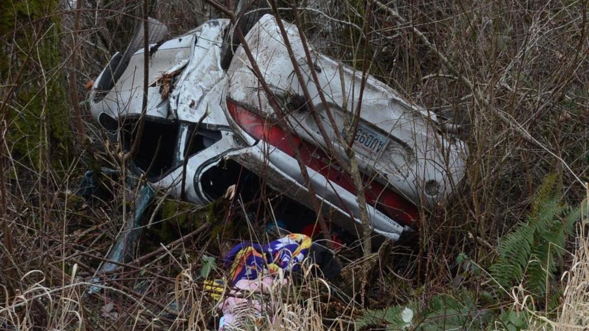 Corina Jones, 22, crashed a white Mitsubishi Eclipse on Monday, Jan. 25, 2016, off Haxton Road on the Lummi Reservation.