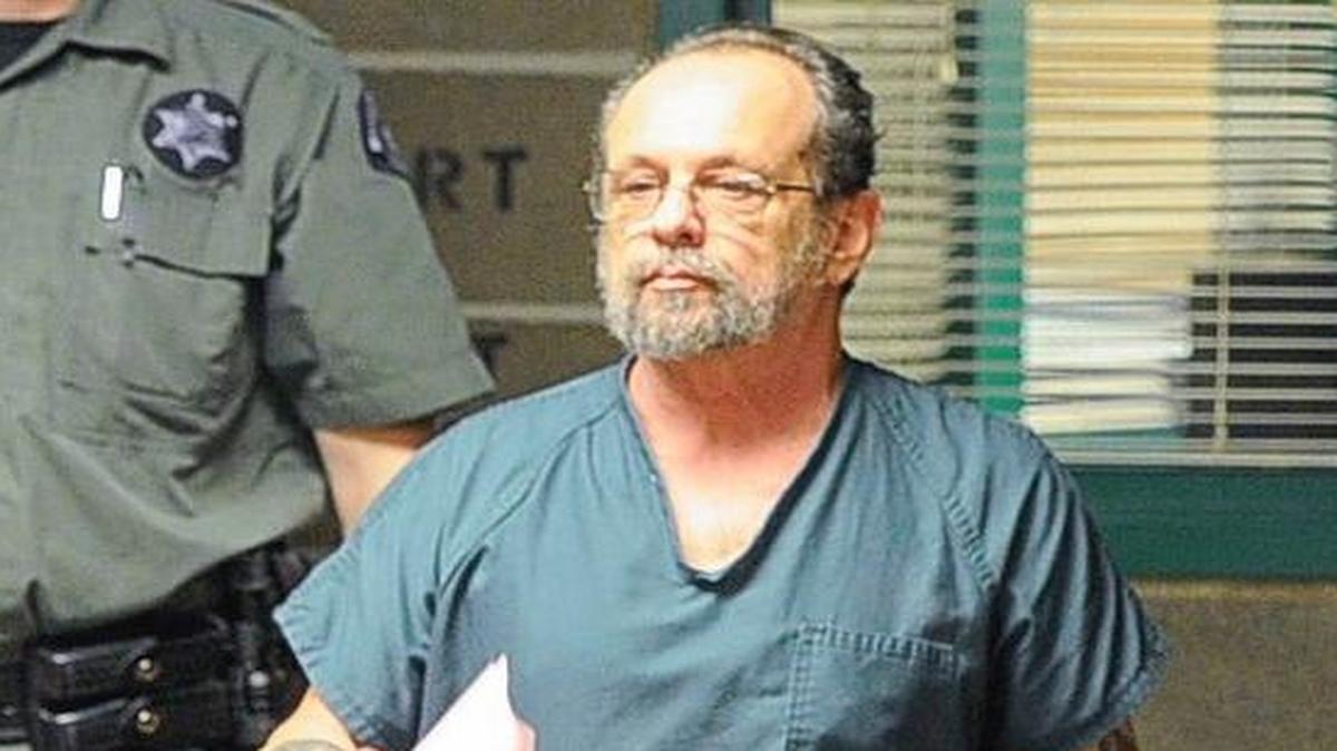 Charles Foster appears in the Whatcom County Superior Court at the Whatcom County Jail in Bellingham on March 9, 2015, shortly after his arrest. On July 16 he pleaded guilty to attempted murder for stabbing his wife at their Ferndale home.