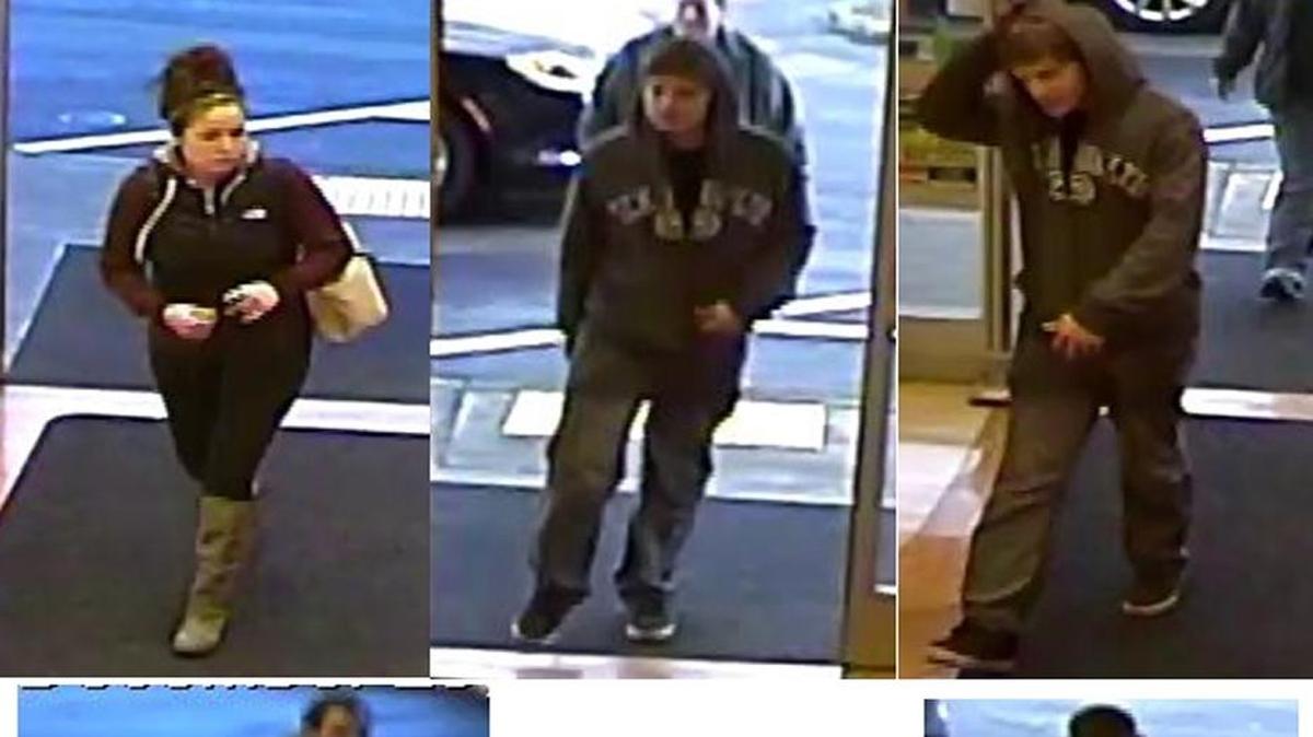 Four suspects are accused of using a credit card stolen in a Ferndale burglary.