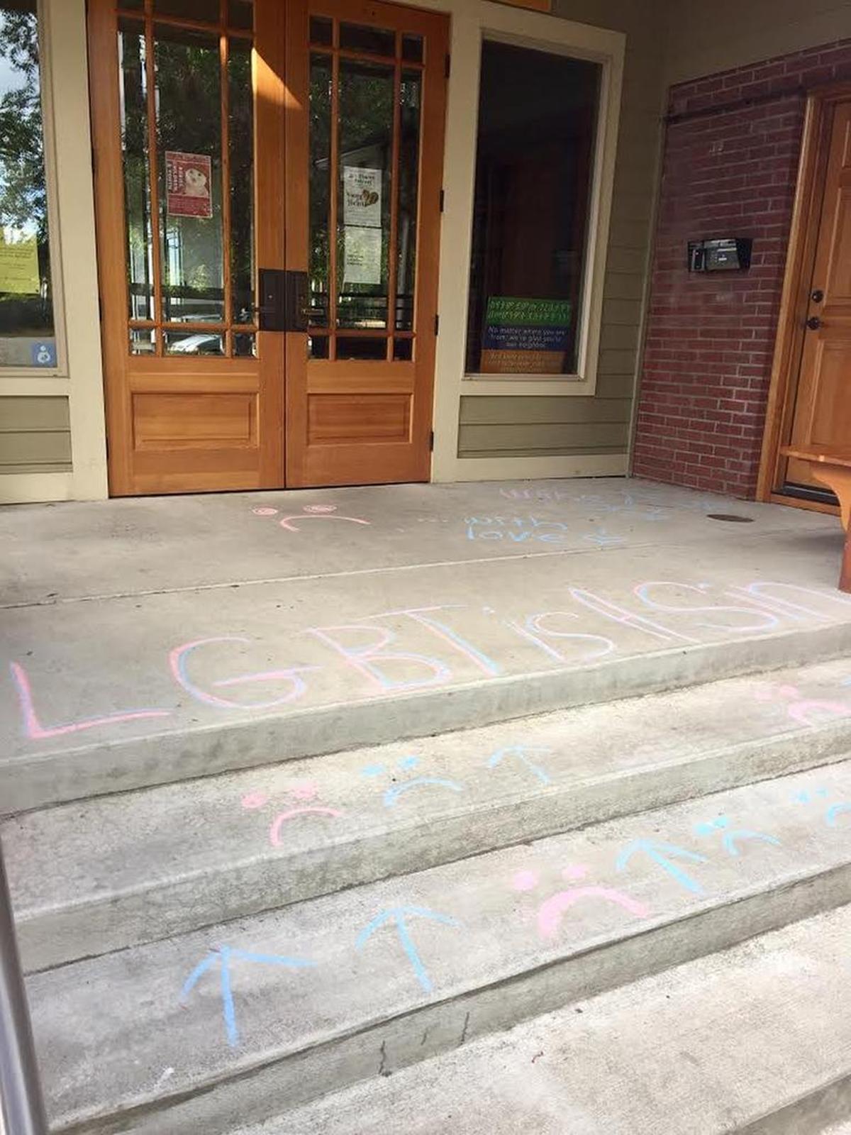 The Bellingham Unitarian Fellowship was vandalized, for the second time in a month, with hate-related graffiti Wednesday night. Rev. Paul Beckel said some members of the congregation felt like they had been targeted.
