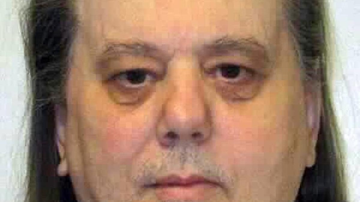 A recent mugshot of Clark Elmore, a death row inmate for 21 years.