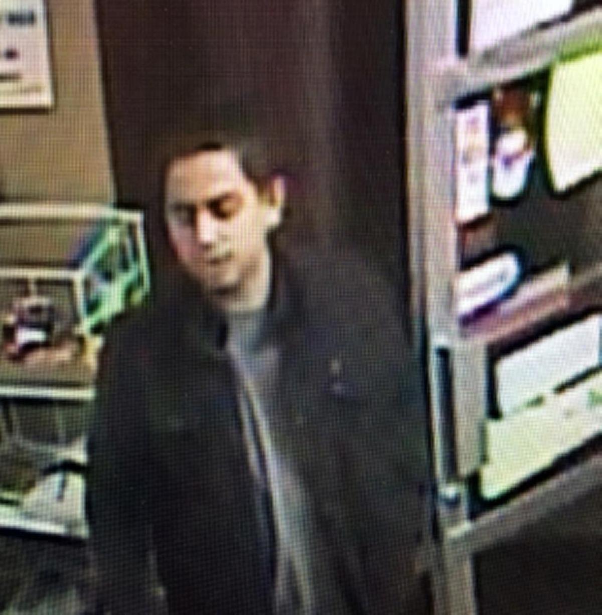 Bellingham Police say this man is suspected of exposing himself to a woman behind the counter at JJ’s Food Stop, 2219 Douglas Ave., on Saturday night, Dec. 9.