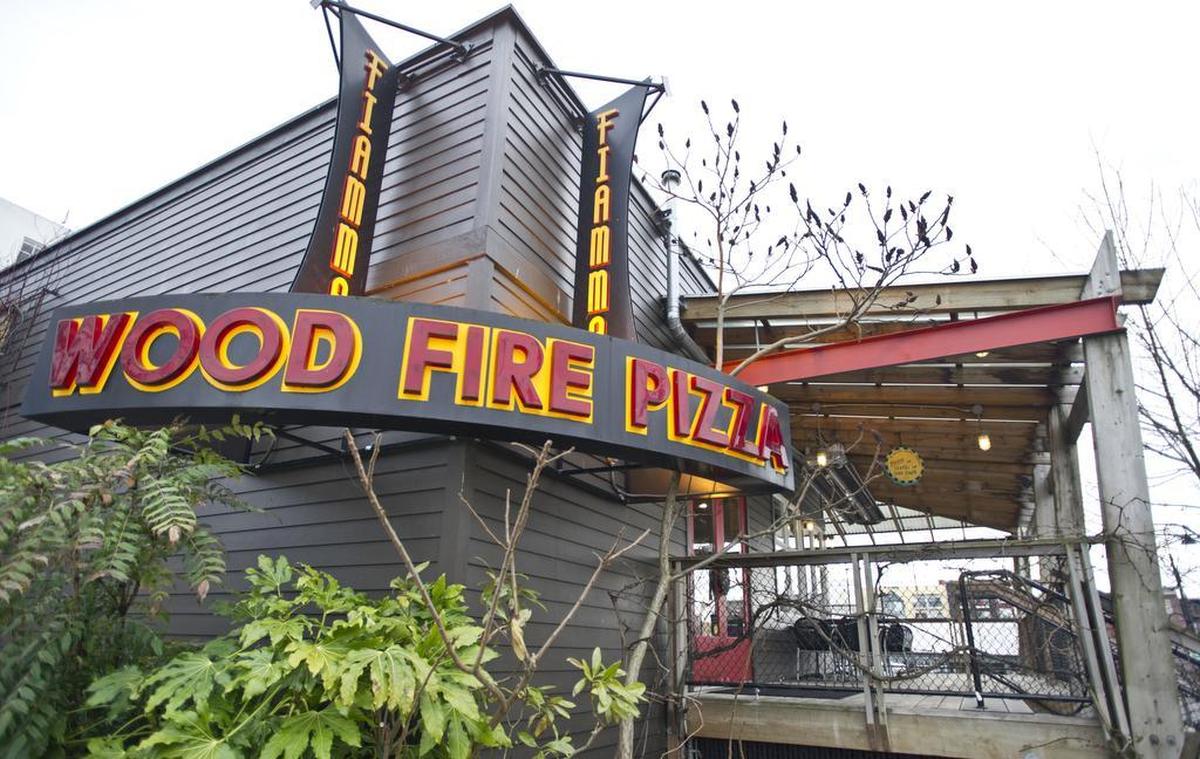 The La Fiamma Wood Fire Pizza restaurant in Bellingham, Wash.