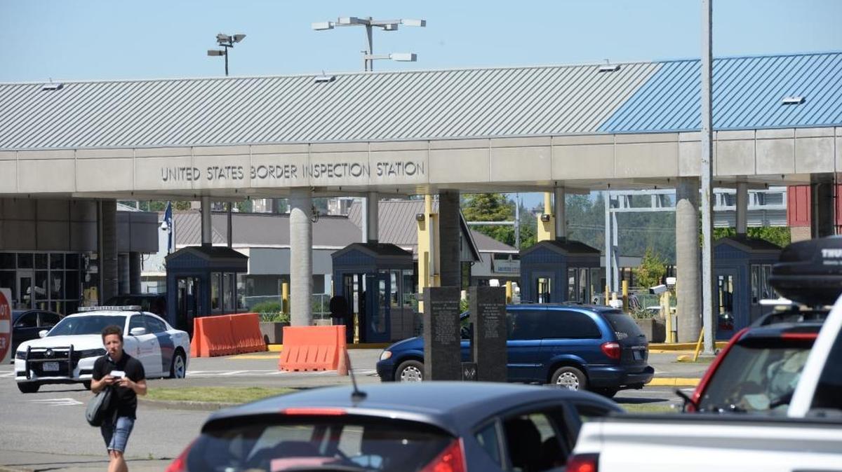 U.S.-Canada border crossing at Sumas, Monday, May 22, 2017.