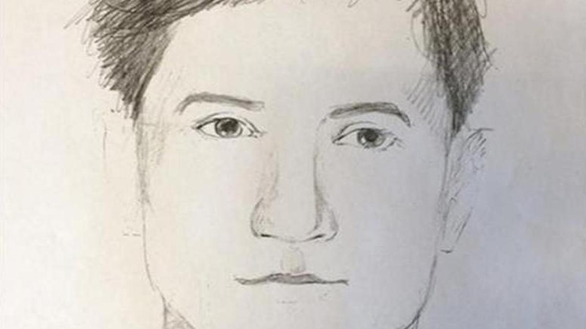 Sketch of man seen exposing himself to a young woman near Western Washington University. Police have taken seven other similar reports in recent months in the area.
