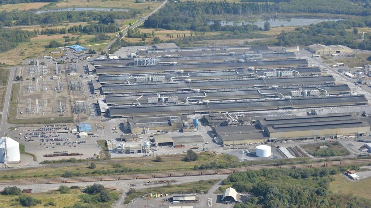 
This aerial photo taken Sept. 19, 2013, shows Alcoa Intalco Works near Ferndale. A 130-foot sonic tower at the plant caught fire Tuesday night, June 30, before firefighters accessed the top of the tower and put out the flames.
