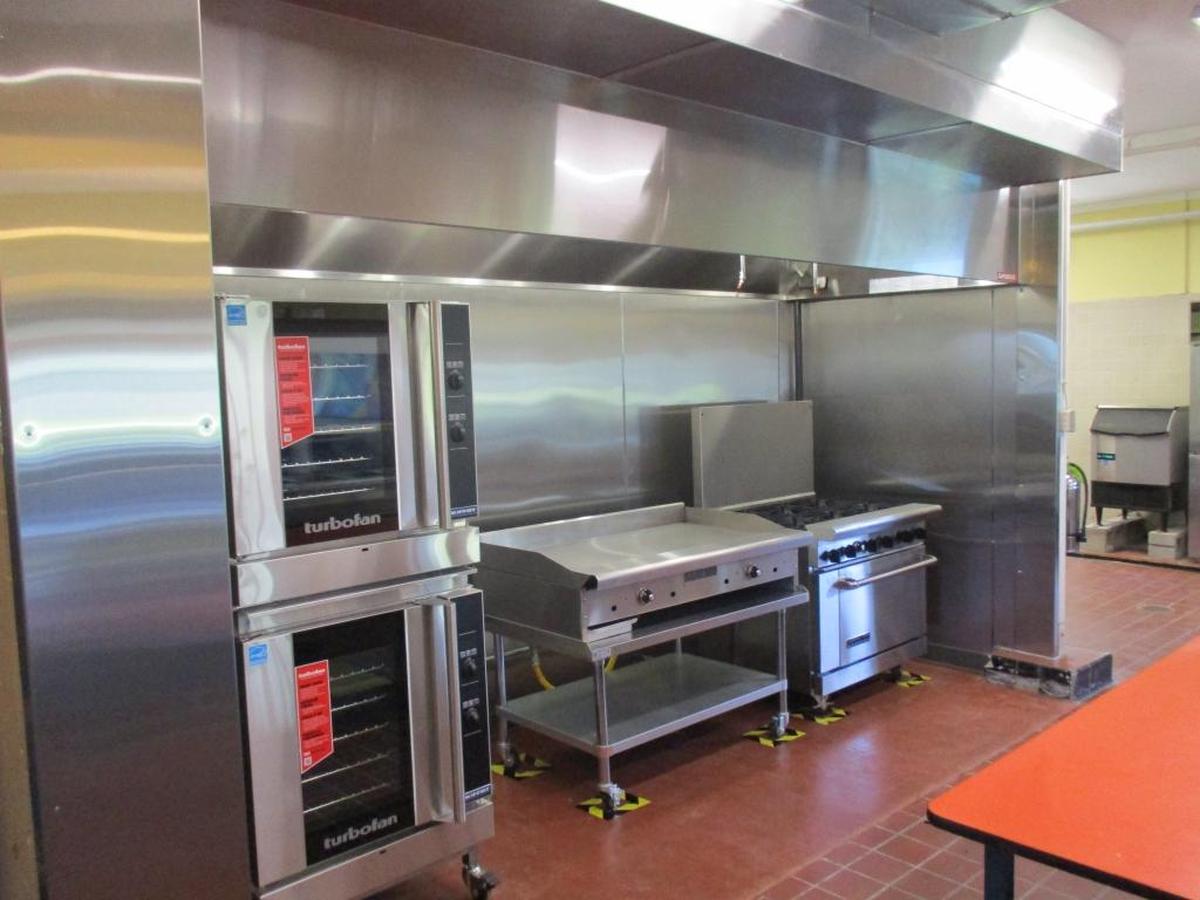 The newly remodeled kitchen at Lions Camp Horizon in Birch Bay, before vandals broke in and sprayed a fire extinguisher.