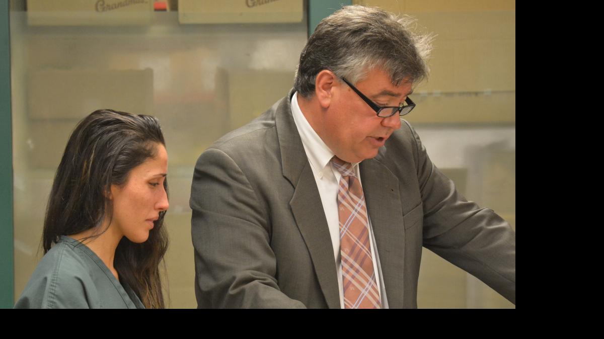 
Esmeralda Martin, 23, left, makes her first appearance in court Thursday, June 25, alongside Chief Deputy Public Defender Starck Follis. County prosecutors allege Martin and her boyfriend conspired to kill a 75-year-old man near Everson, Wash. 
