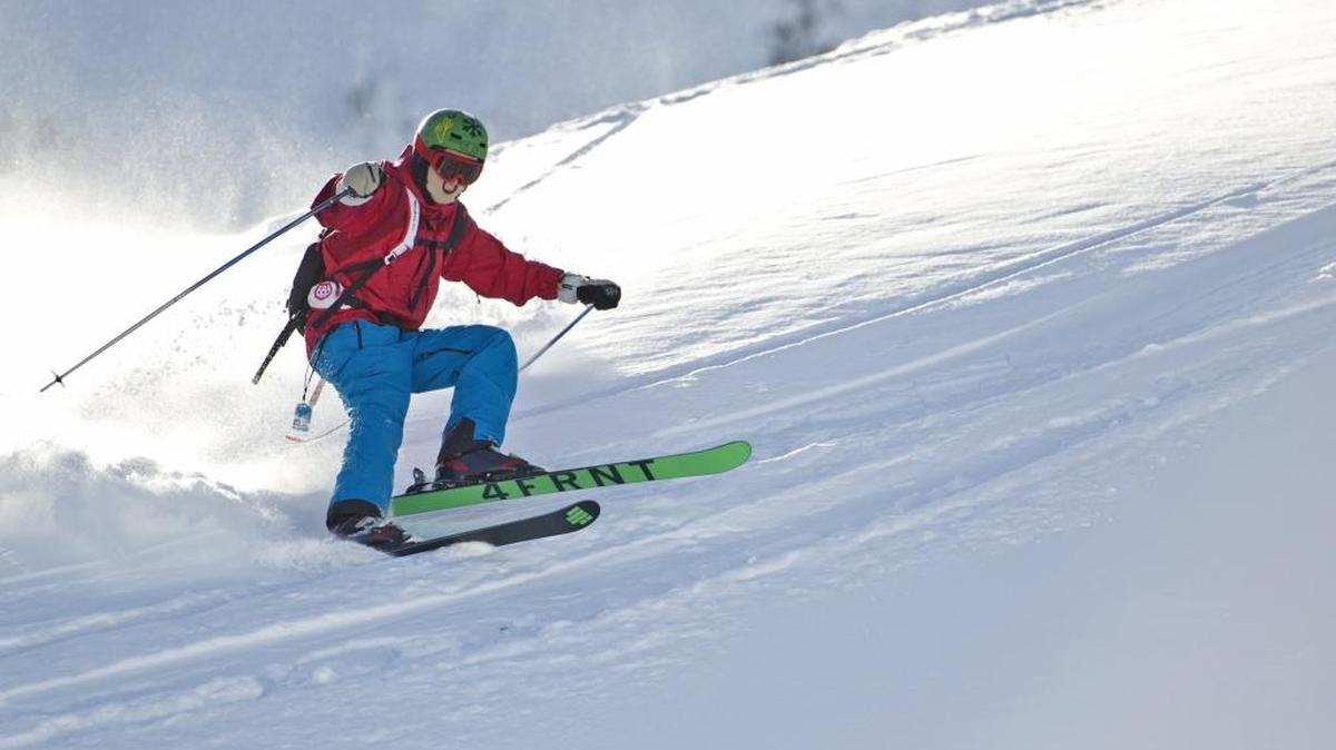 A skier takes to the slopes at Mt. Baker Ski Area on Nov. 21, 2013. The area will be open for two more weekends before closing for the season on Sunday, April 24, 2016.