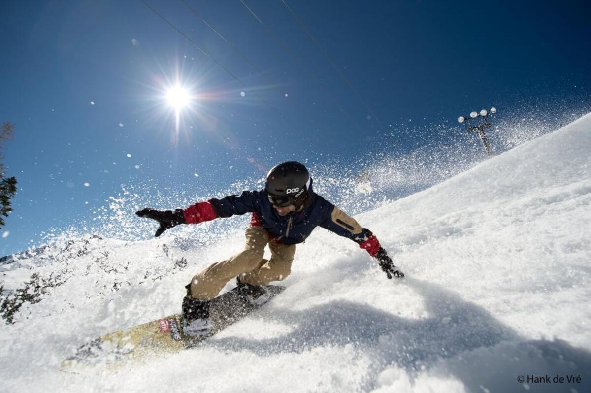 Jeremy Jones of Trukee, Calif., is seen snowboarding at Squaw Valley in this clip from Warren Miller’s 2016 “Here, There & Everywhere” film.