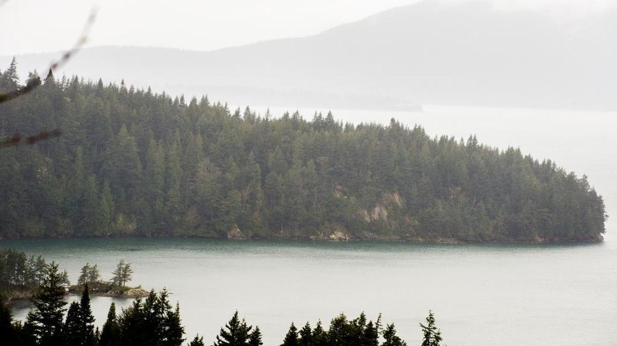 Governors Point is pictured from Cleator Road on April 5, 2017. Part of the peninsula south of Bellingham is being sold as part of an exclusive development called The Pointe at Governors Point.