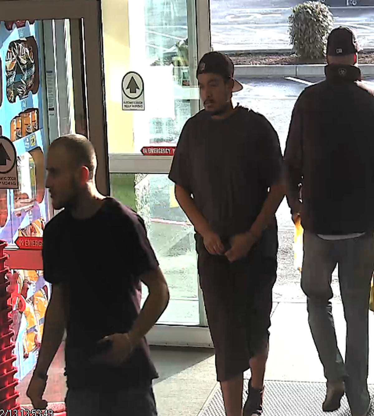 Ferndale Police are asking for the public’s help in identifying these two men suspected of trying to steal a car from a grocery parking lot.