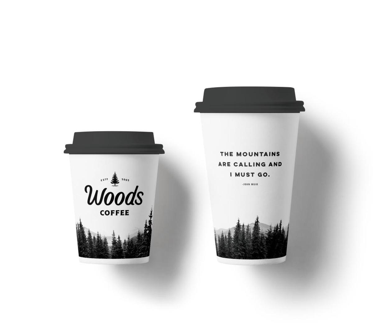 Woods Coffee is rolling out a new logo in spring 2016.