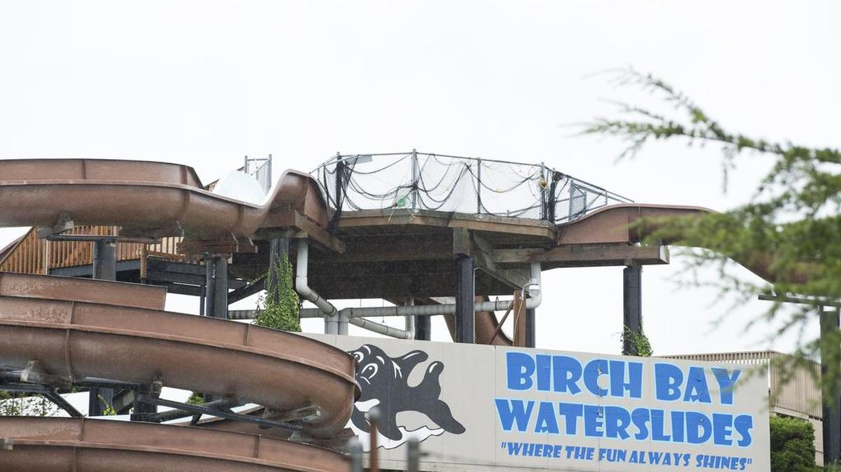 
Birch Bay Waterslides had no power on Monday, Aug. 31. The park received minor damage during Saturday's wind storm and will be closed through Wednesday.
