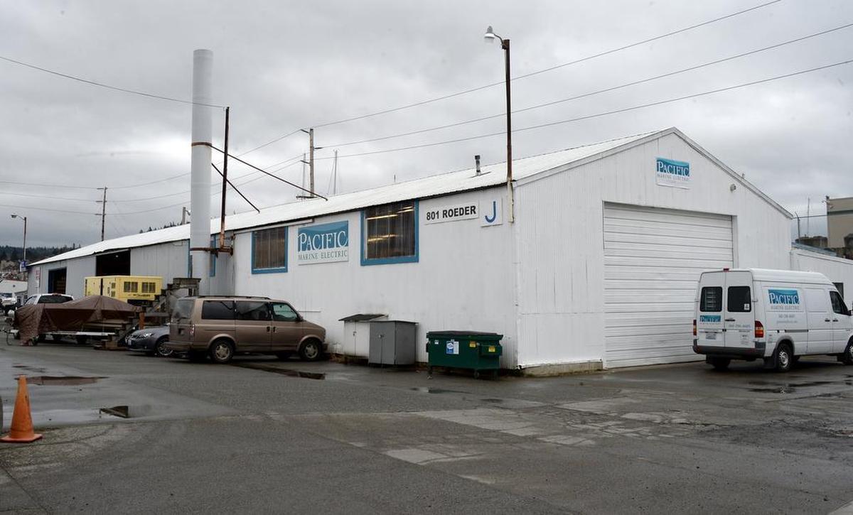 What had been the proposed location for a low-barrier homeless shelter for up to 200 people at 801 Roeder Ave. in Bellingham in March 2, 2017.