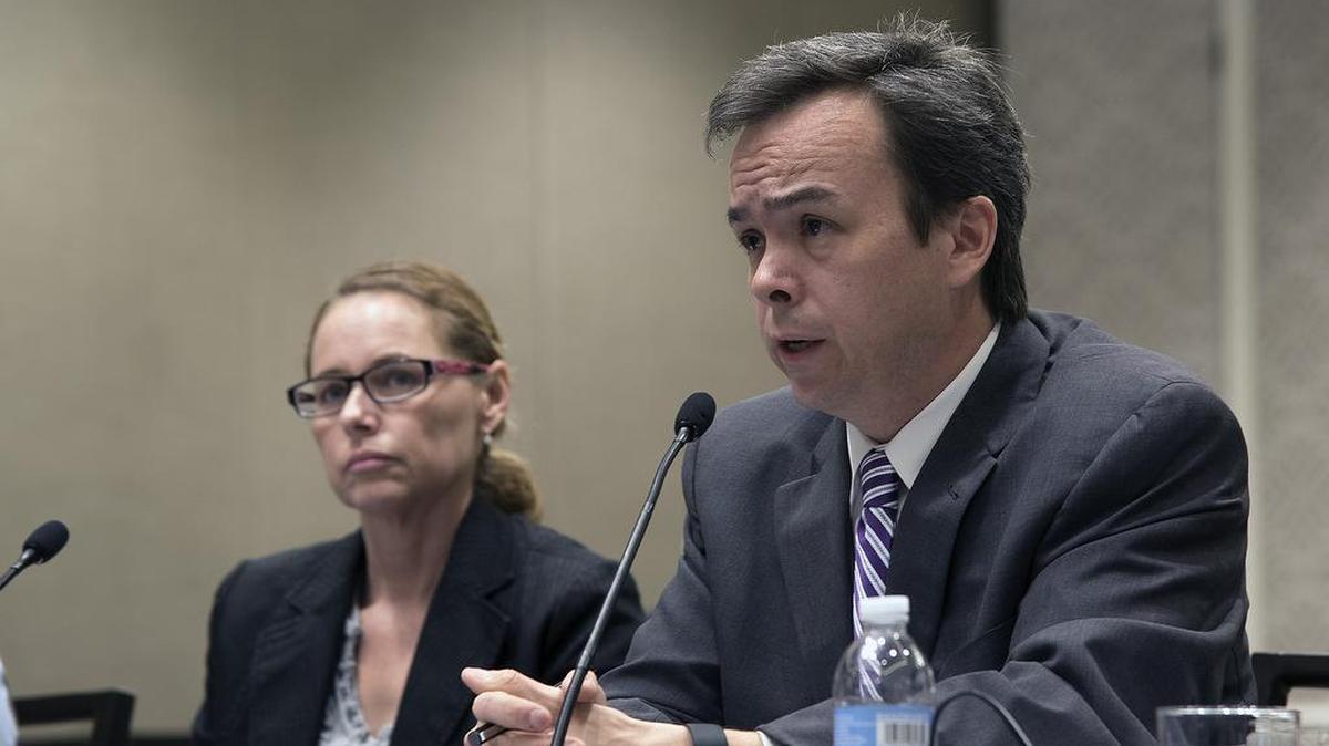 Lawrence Roberts, left, the principal deputy assistant secretary for Indian Affairs, sent a letter to Nooksack Indian Tribe Chairman Bob Kelly Jr. Monday, Oct. 17, 2016, informing Kelly the Bureau of Indian Affairs would not recognize the tribe’s actions after late March 2016 until elections are held to fill four tribal council positions.