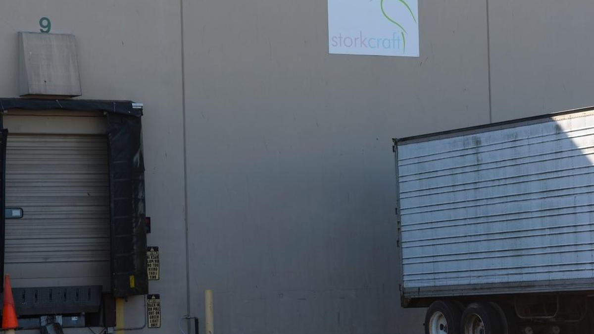 Storkcraft, which is in the former Georgia-Pacific tissue warehouse in Bellingham is moving out. A Port of Bellingham official said Thursday, March 17, that the hope is to find a single tenant to take over the 210,000-square-foot space.